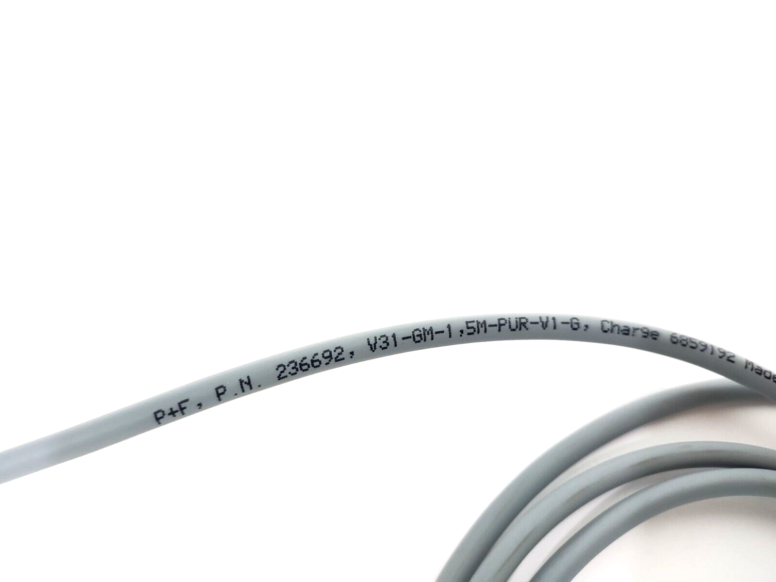 Pepperl+Fuchs V31-GM-1,5M-PUR-V1-G Cable M12 4-Pin Male M8 4-Pin Female 236692 - Maverick Industrial Sales