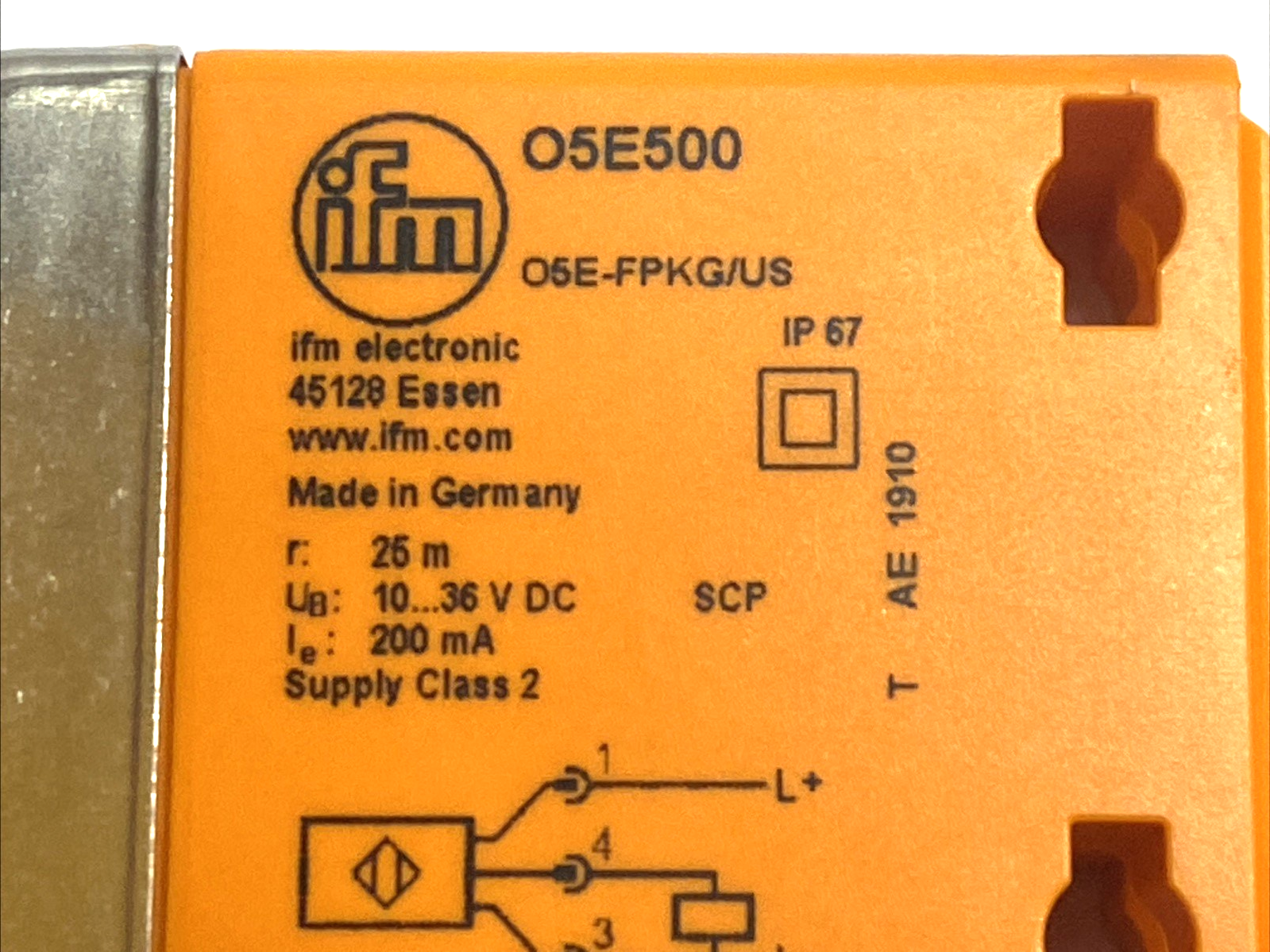 O5E500 | IFM Through-Beam Photoelectric Sensor Receiver 25m PNP - New – Open box - Maverick Industrial Sales