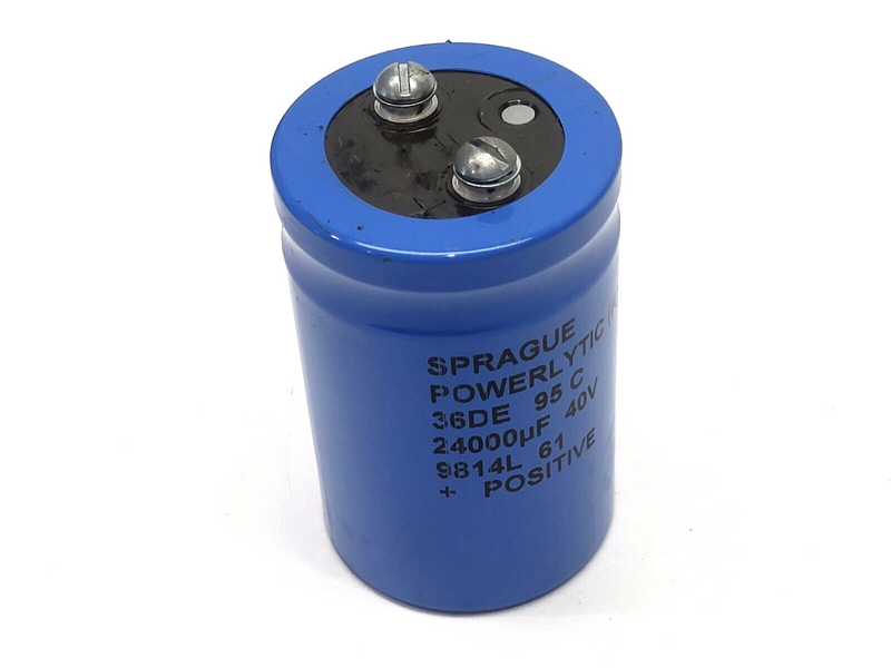 Sprague Powerlytic 36DE Capacitor 40V - Maverick Industrial Sales