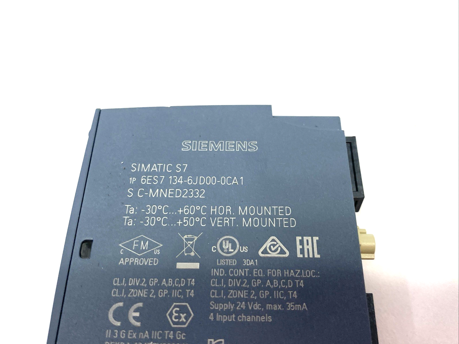 6ES7134-6JD00-0CA1 | Siemens SIMATIC ET 200SP Analog Input Module AI 4xRTD/TC - Used - Maverick Industrial Sales