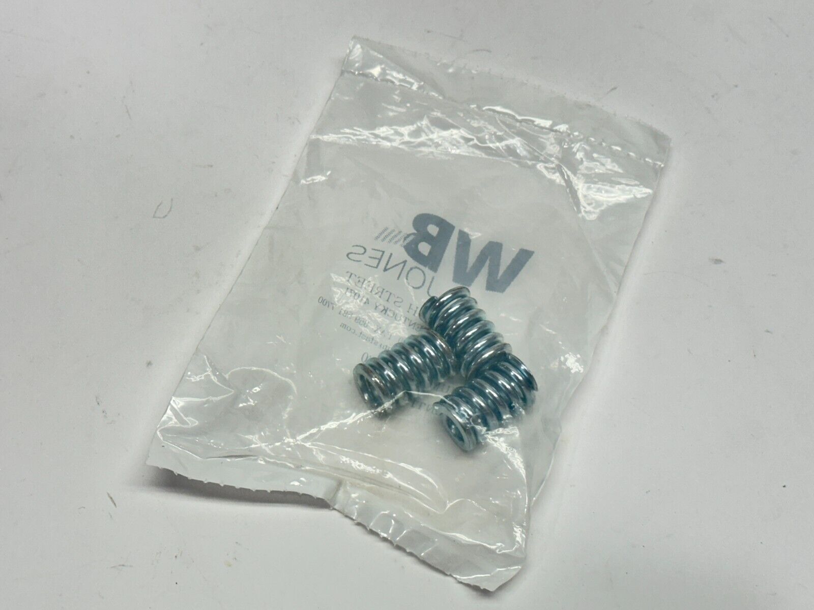 WB Jones 280 Music Wire Compression Spring 1" L 0.625" OD 0.120" Dia PKG OF3 - New - Maverick Industrial Sales