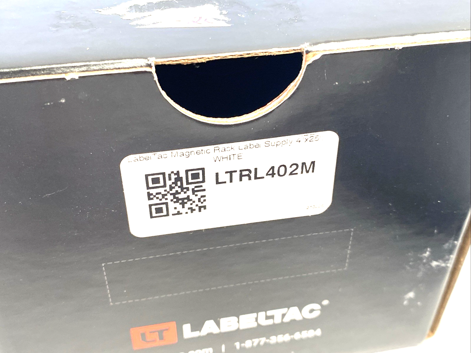 LabelTac LTRL402M Magnetic Rack Label, White 4" x 25'/Roll - Maverick Industrial Sales