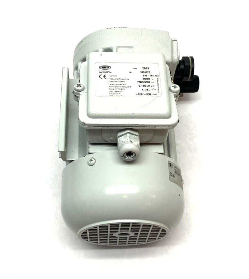 Schmalz EVE-TR4 AC3 Dry Running Vacuum Pump 2800/3300rpm 10.03.01.00674 - Maverick Industrial Sales