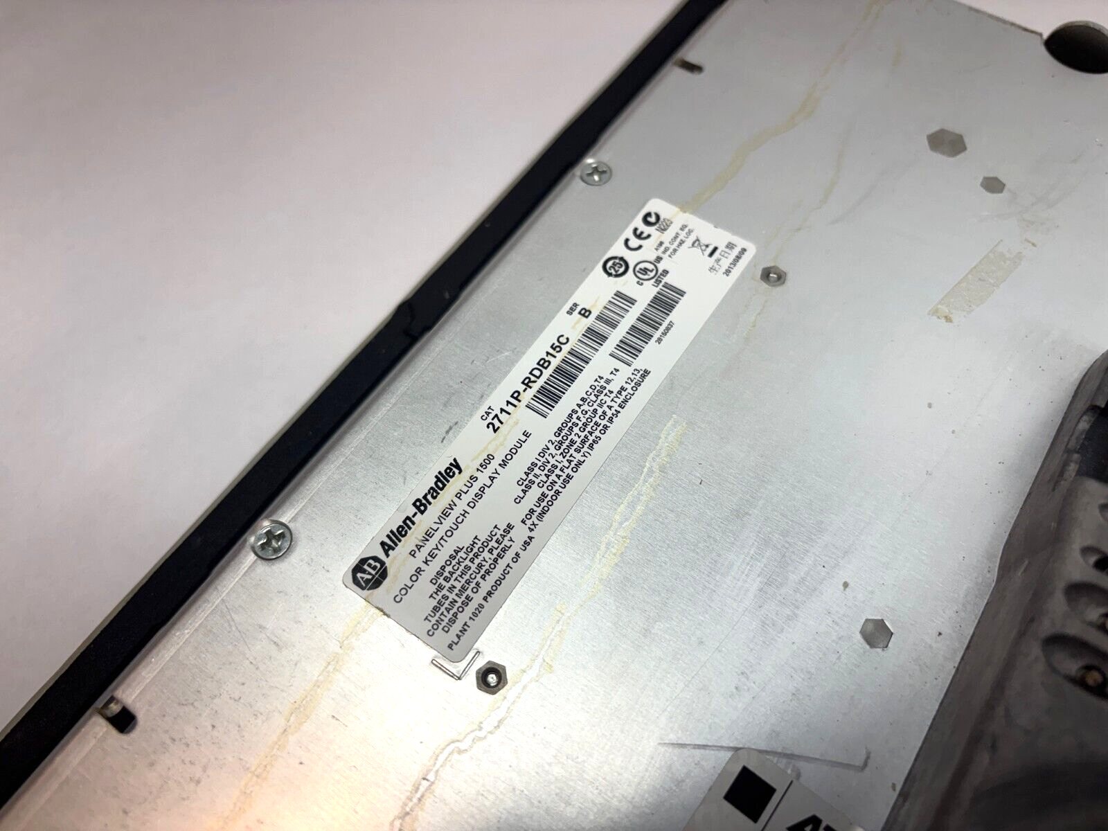 Allen Bradley 2711P-B15C4A9 Ser. A PanelView Plus 1500 HMI Display Panel - Maverick Industrial Sales