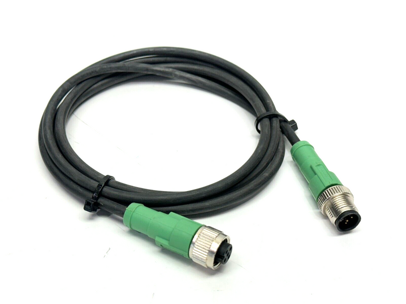 Phoenix Contact SAC-5P-M12MS/1,5-PUR/M12FS Cordset M/F M12 5-Pin 1.5m 1681606 - Maverick Industrial Sales