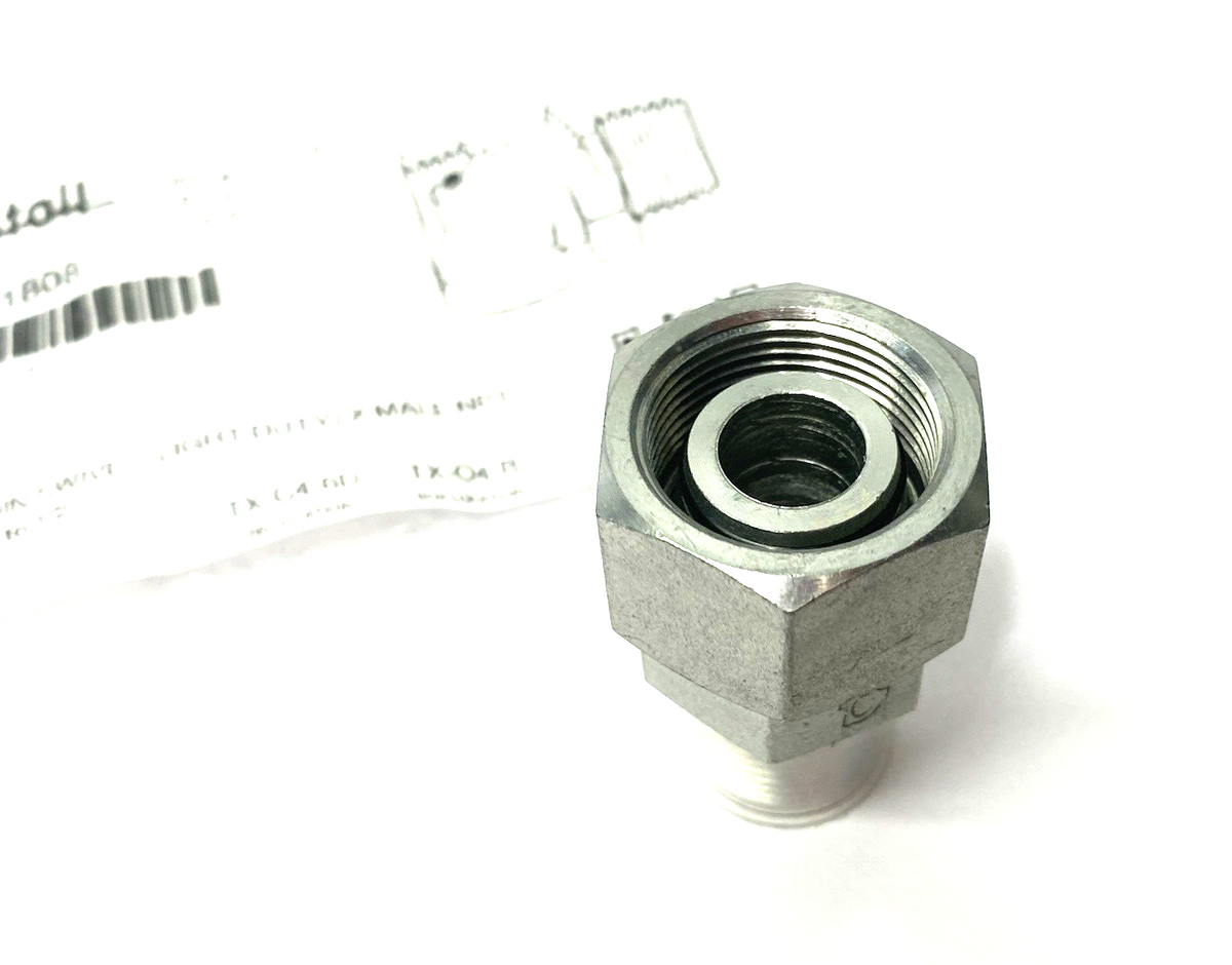5307L-18-08 | Adaptall Straight Female DIN (Swivel) X Male NPT, Light Duty - New – Open box - Maverick Industrial Sales