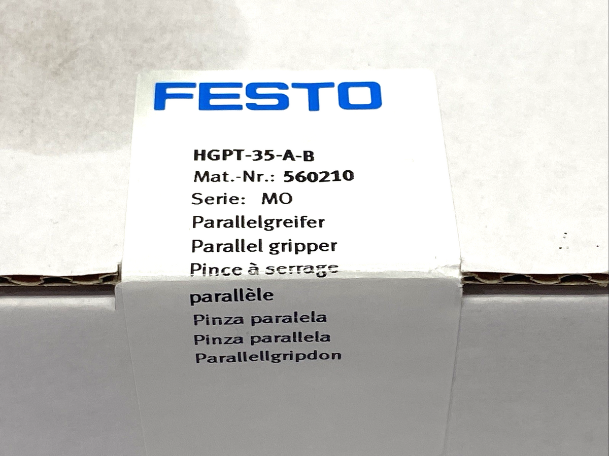 Festo HGPT-35-A-B Parallel Gripper, 8mm Stroke Per Jaw, 560210 - Maverick Industrial Sales