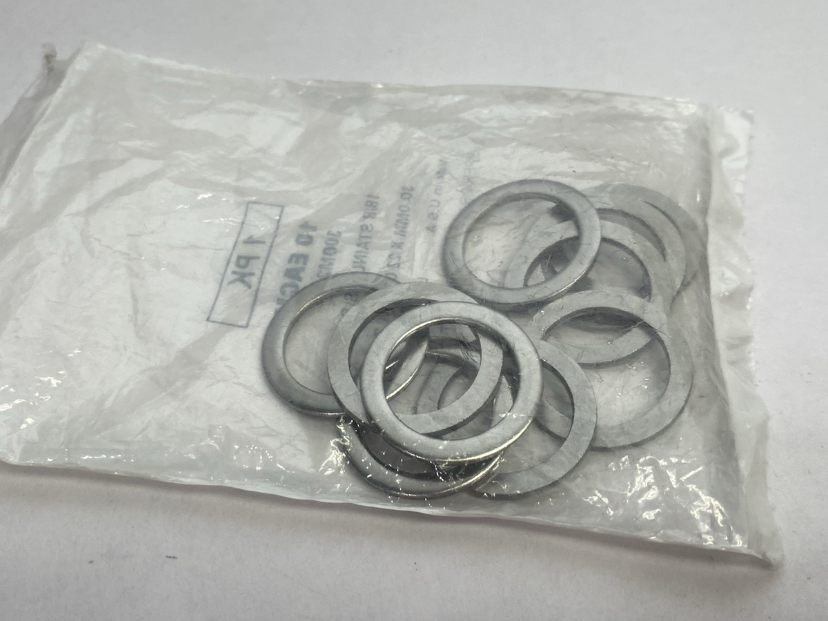 Superior Washer & Gasket 300M2060 Stainless Steel Shim 2mm 98089A467 10-PACK - Maverick Industrial Sales