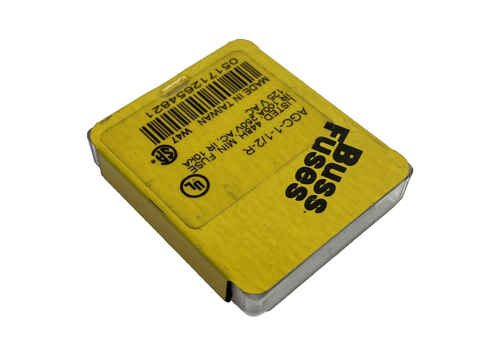 Cooper Bussmann AGC-1-1/2-R Miniature Fuse 1.5A 250VAC PACKAGE OF 5 - Maverick Industrial Sales