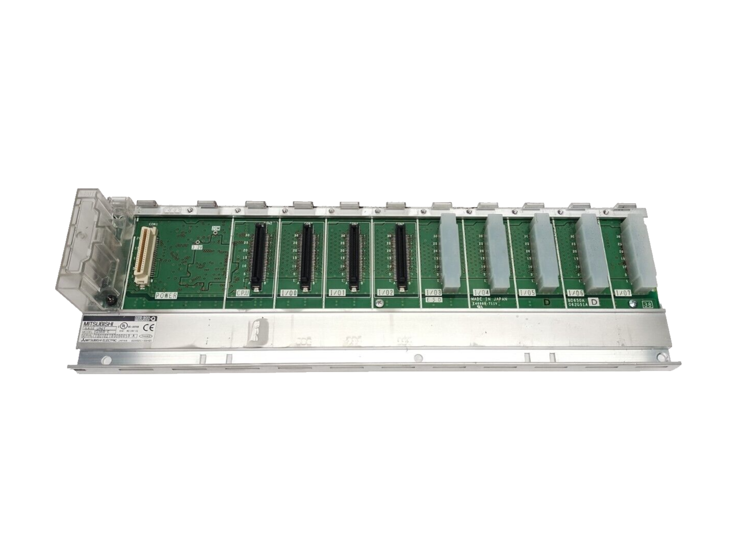Mitsubishi Q38B-E MELSEC-Q Base Unit/Modular PLC Rack 8 I/O Slots - Maverick Industrial Sales