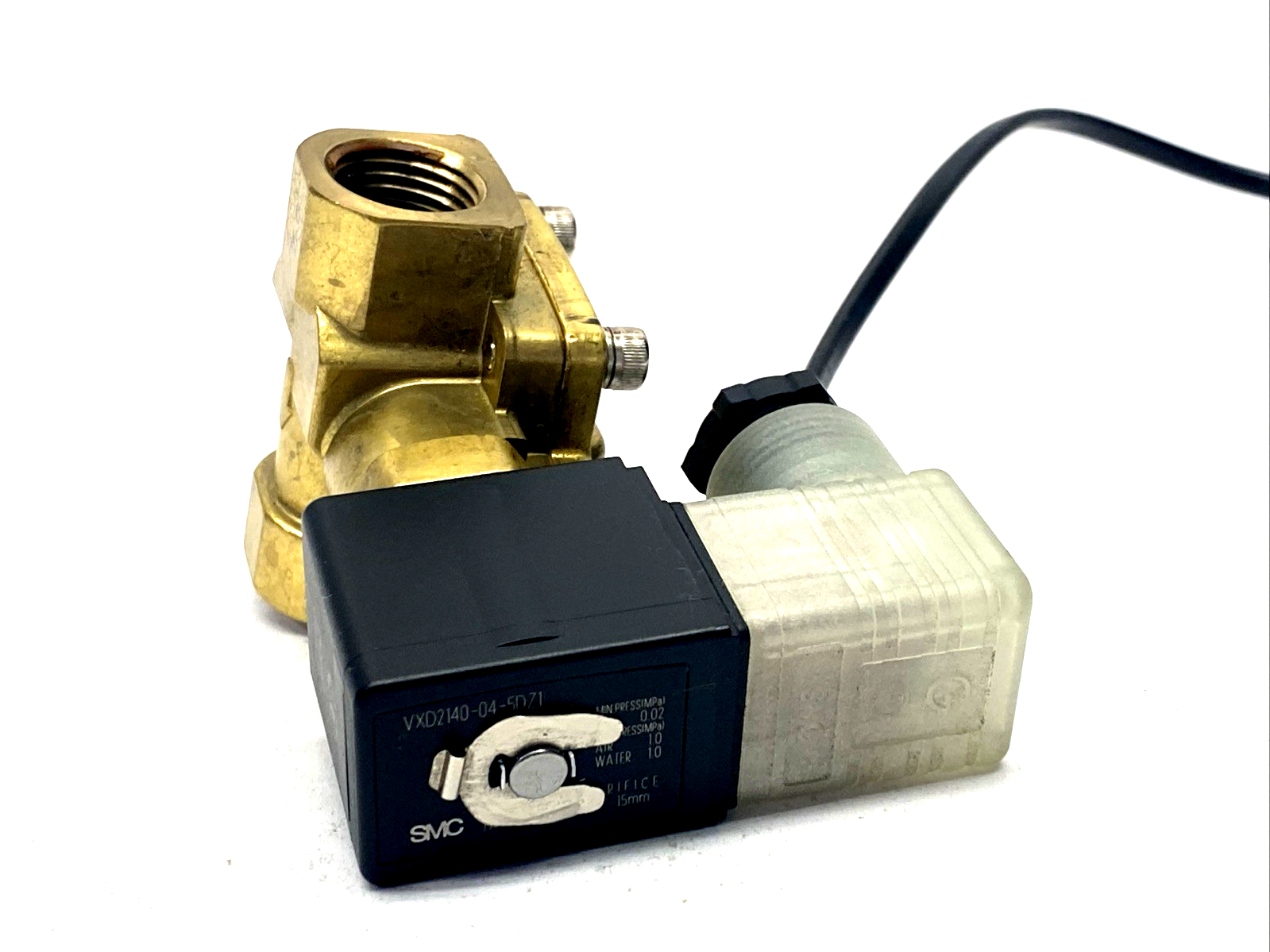 VXD2140-04-5DZ1 | SMC 2-Way Media Valve 1/2" NPT 24VDC - Used - Maverick Industrial Sales