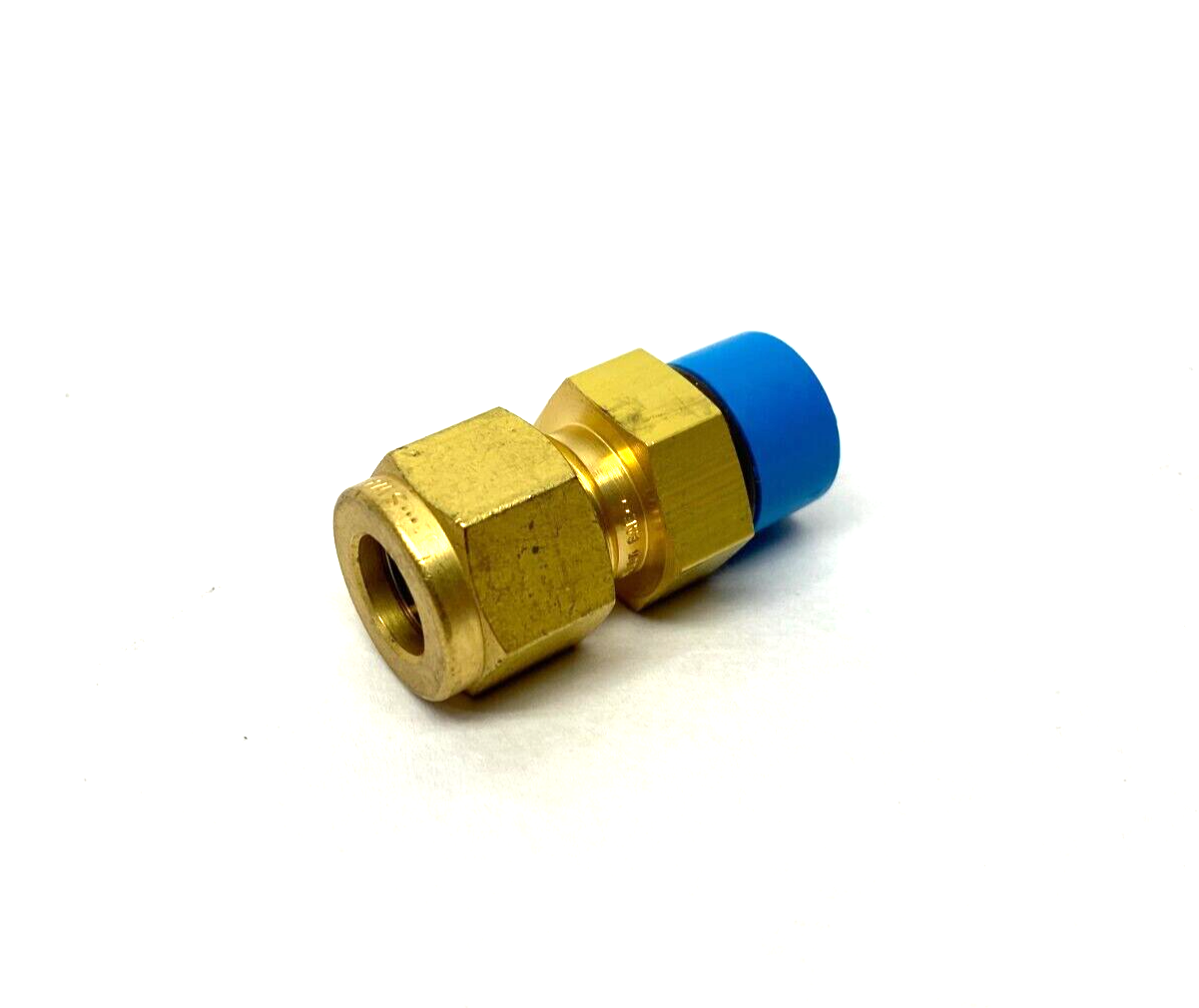 Swagelok B-600-1-OR Brass Compression Fitting O-Ring Seal 3/8" OD 9/16-18 Thread - Maverick Industrial Sales