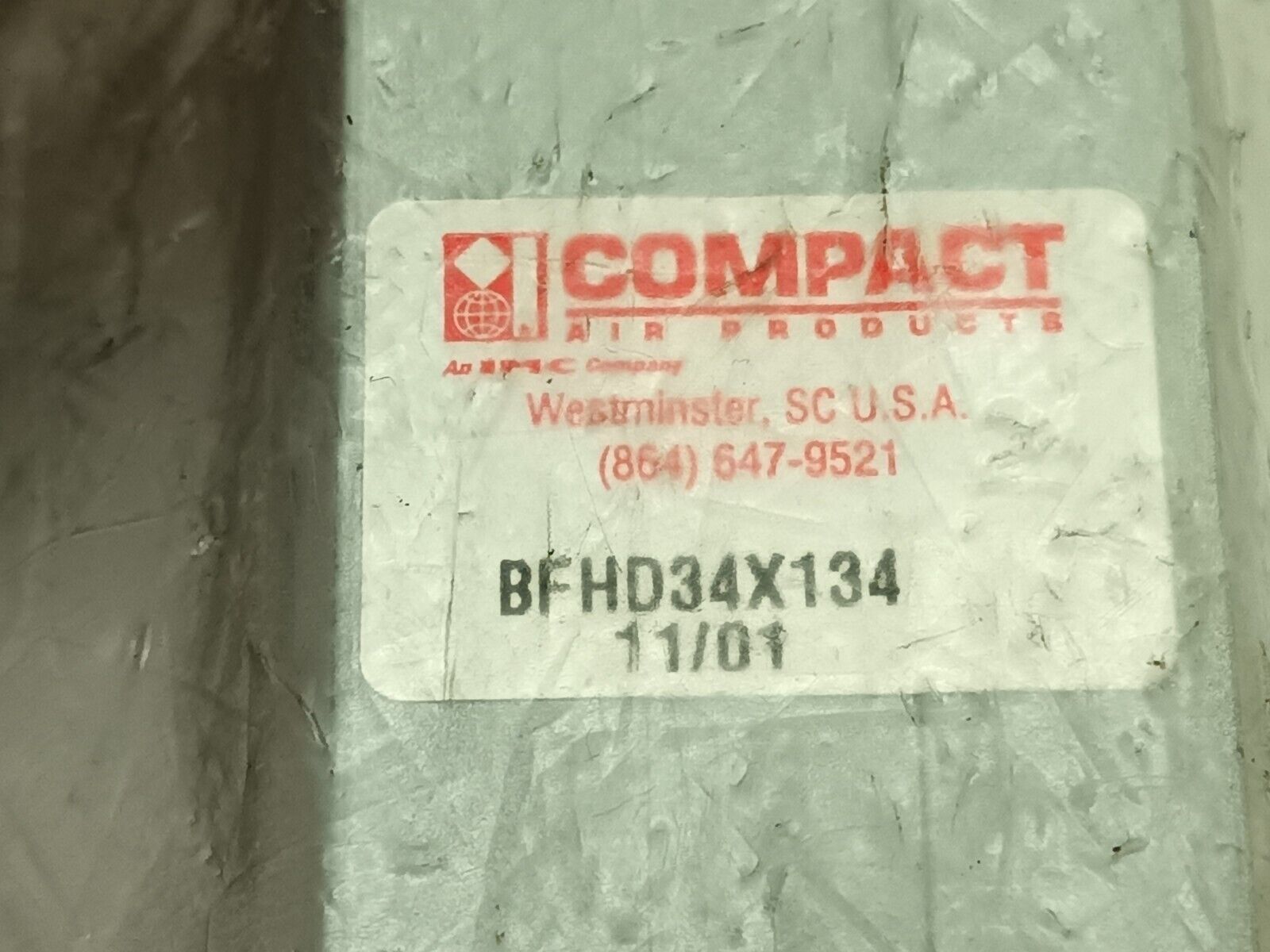 Compact Air Products BFHD34X134 Pneumatic Cylinder 3/4" Bore 1-3/4" Stroke - Maverick Industrial Sales