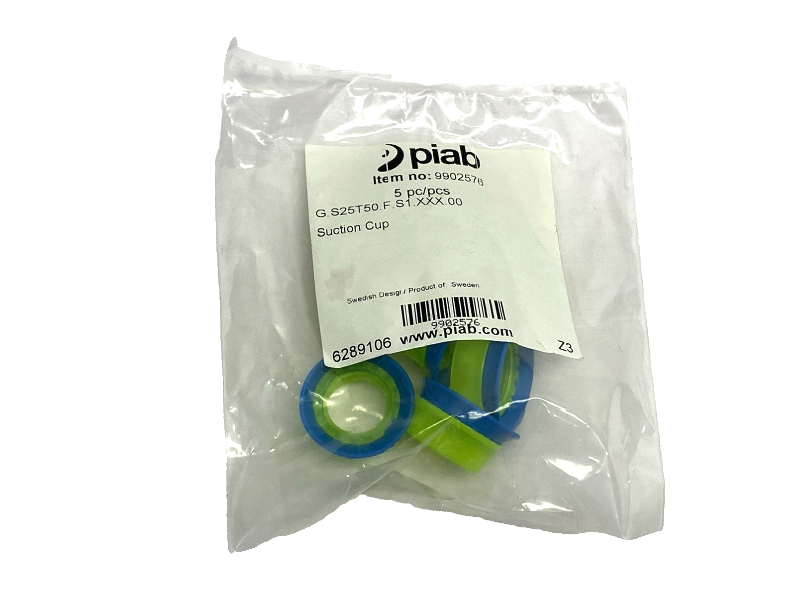 Piab G.S25T50.F.S1.XXX.00 Suction Cup 50-25mm PACKAGE OF 5 - Maverick Industrial Sales