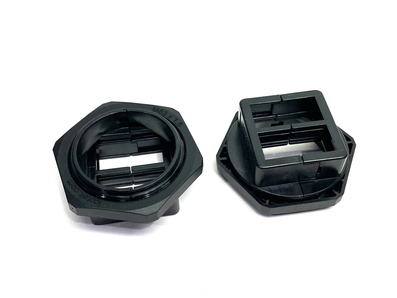 Icotek 45115 Circular Split Cable Gland, M63 x 1,5, KVT 63/4, Black, LOT OF 2 - Maverick Industrial Sales