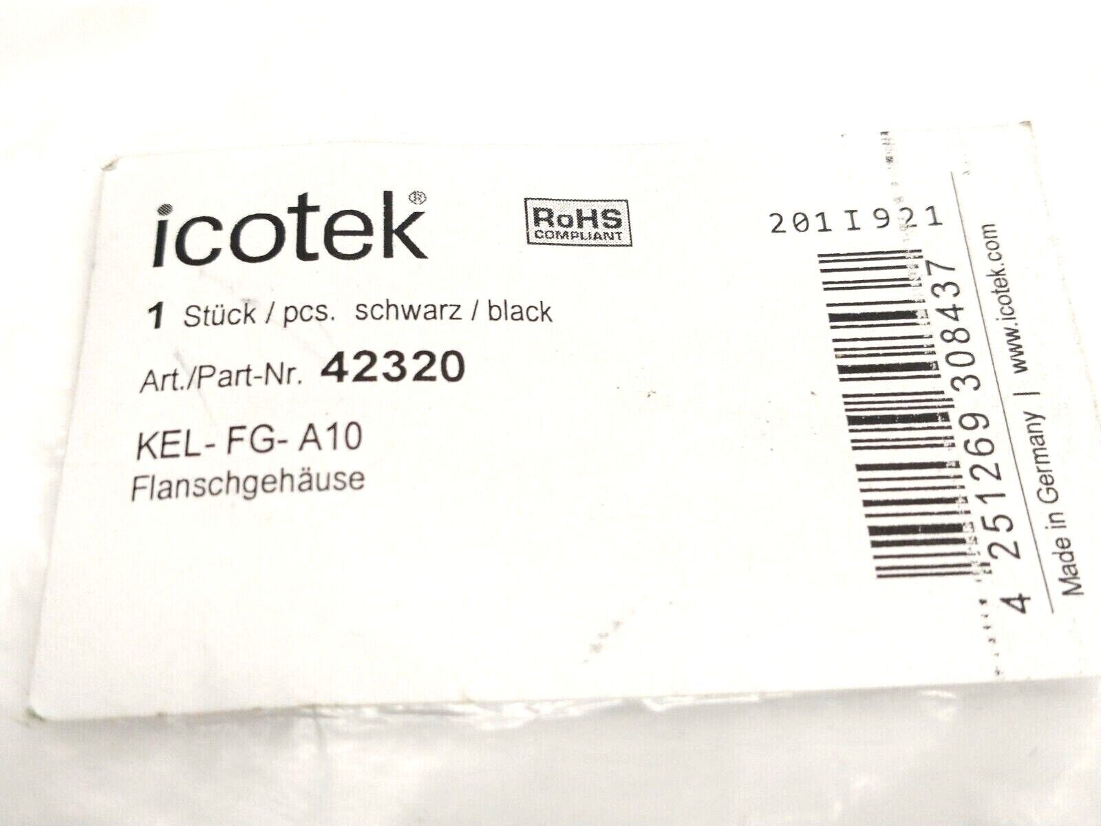 Icotek KEL-FG-A10 Split Flange Cable Enclosure 42320 - Maverick Industrial Sales