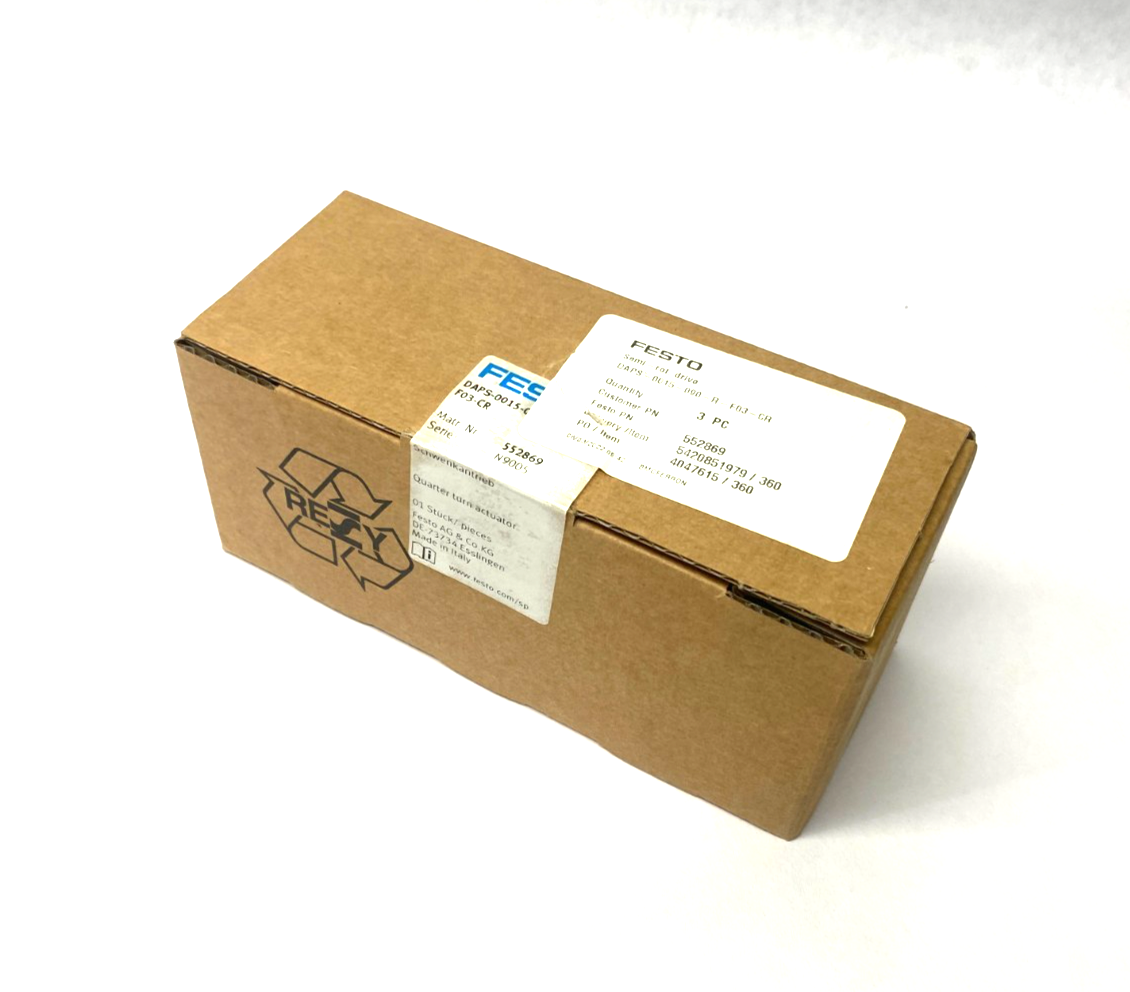 Festo DAPS-0015-090-R-F03-CR Quarter Turn Actuator, 552869 - Maverick Industrial Sales