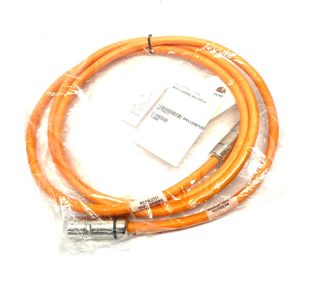 R911398725 | Bosch Rexroth Hybrid Servo Cable 3m Length RH2-030DBB-NN-003,0 - New - Maverick Industrial Sales