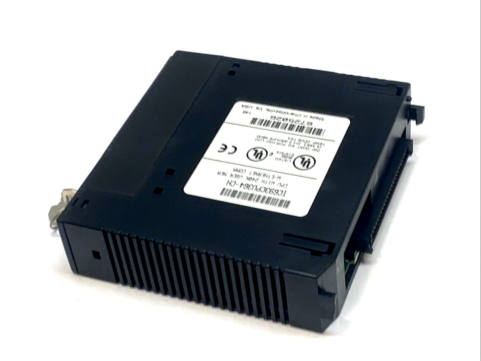 IC693CPU364-CH | GE Fanuc CPU 240K Ethernet Series 90-30 PLC Module DAMAGED LATCH - Used - Maverick Industrial Sales