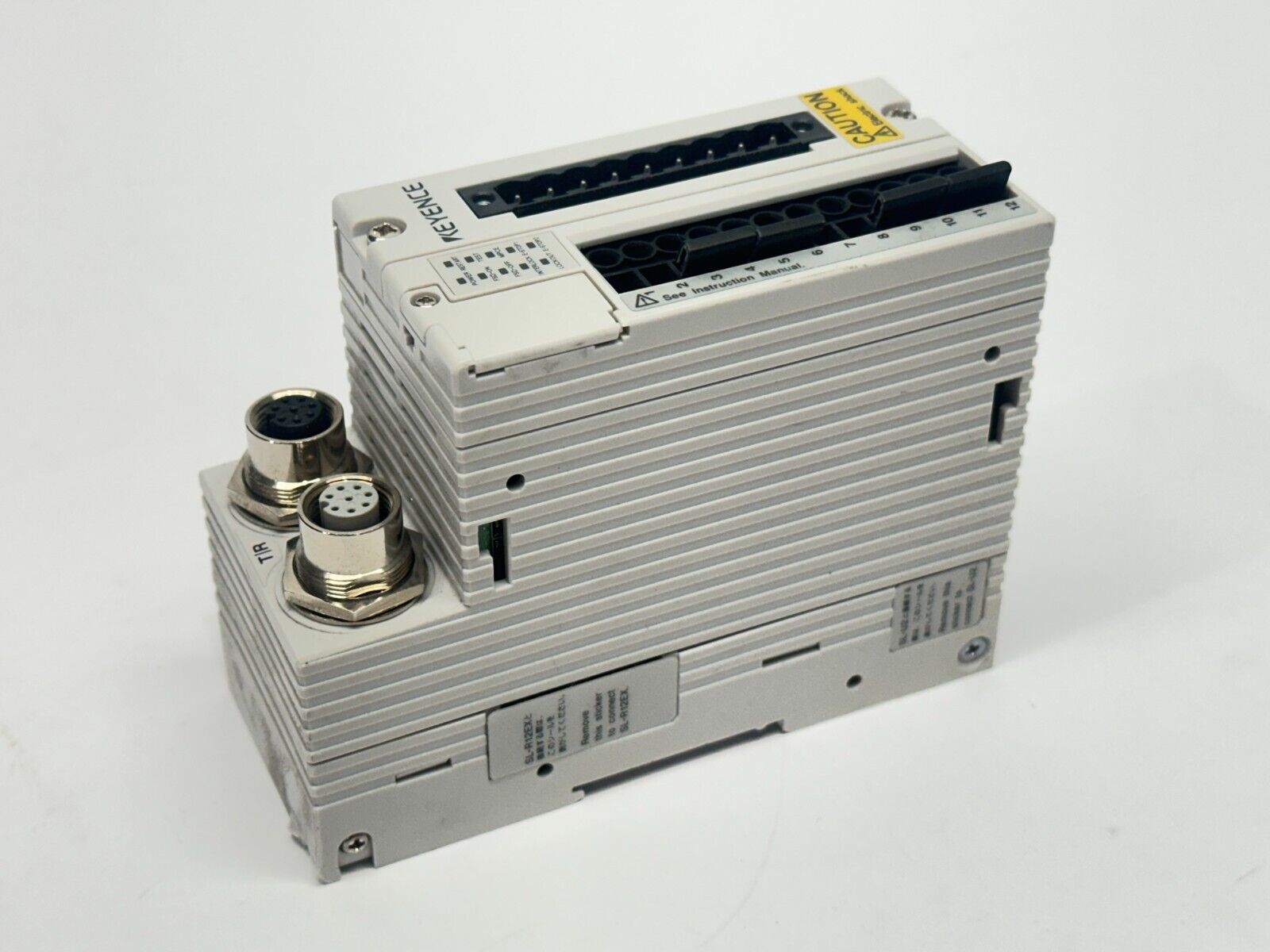 Keyence SL-R11 Safety Control Unit 150mA 24VDC DAMAGED - Maverick Industrial Sales