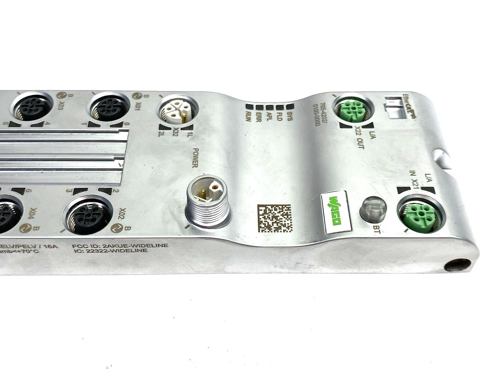 765-4202/0100-0000 | Wago 8-Port-IO-Link Master Class B EtherCAT WideLine 16-Chan - Used - Maverick Industrial Sales