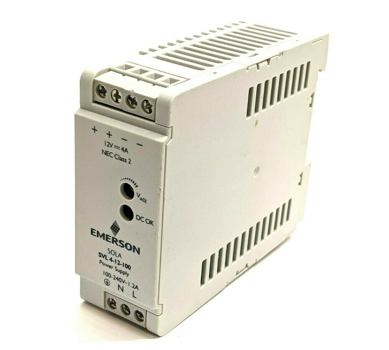 Emerson SVL 4-12-100 SOLA DIN Rail Power Supply - Maverick Industrial Sales