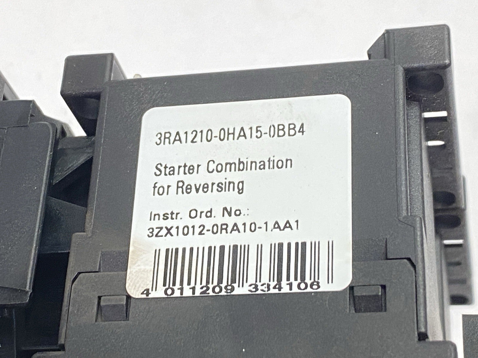 Siemens 3RA1210-0HA15-0BB4 Starter Combination Reversing 0.55-0.8A 400VAC 24VDC - Maverick Industrial Sales