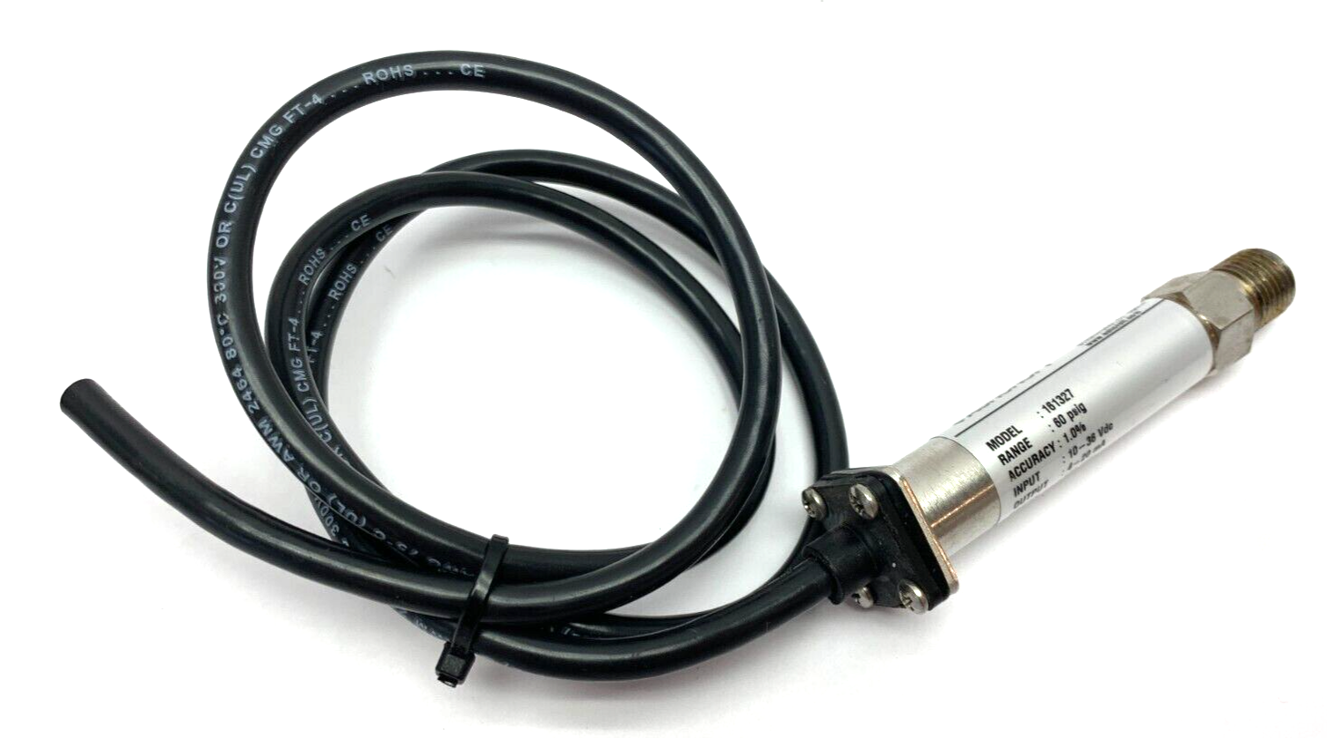 Ashcroft 161327 Pressure Transducer 60psig 10-36 Vdc 4-20mA - Maverick Industrial Sales
