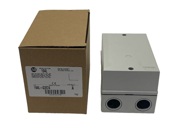 Allen Bradley 194L-G3574 Ser A 194L IP66 ABS Thermoplastic Enclosure - Maverick Industrial Sales