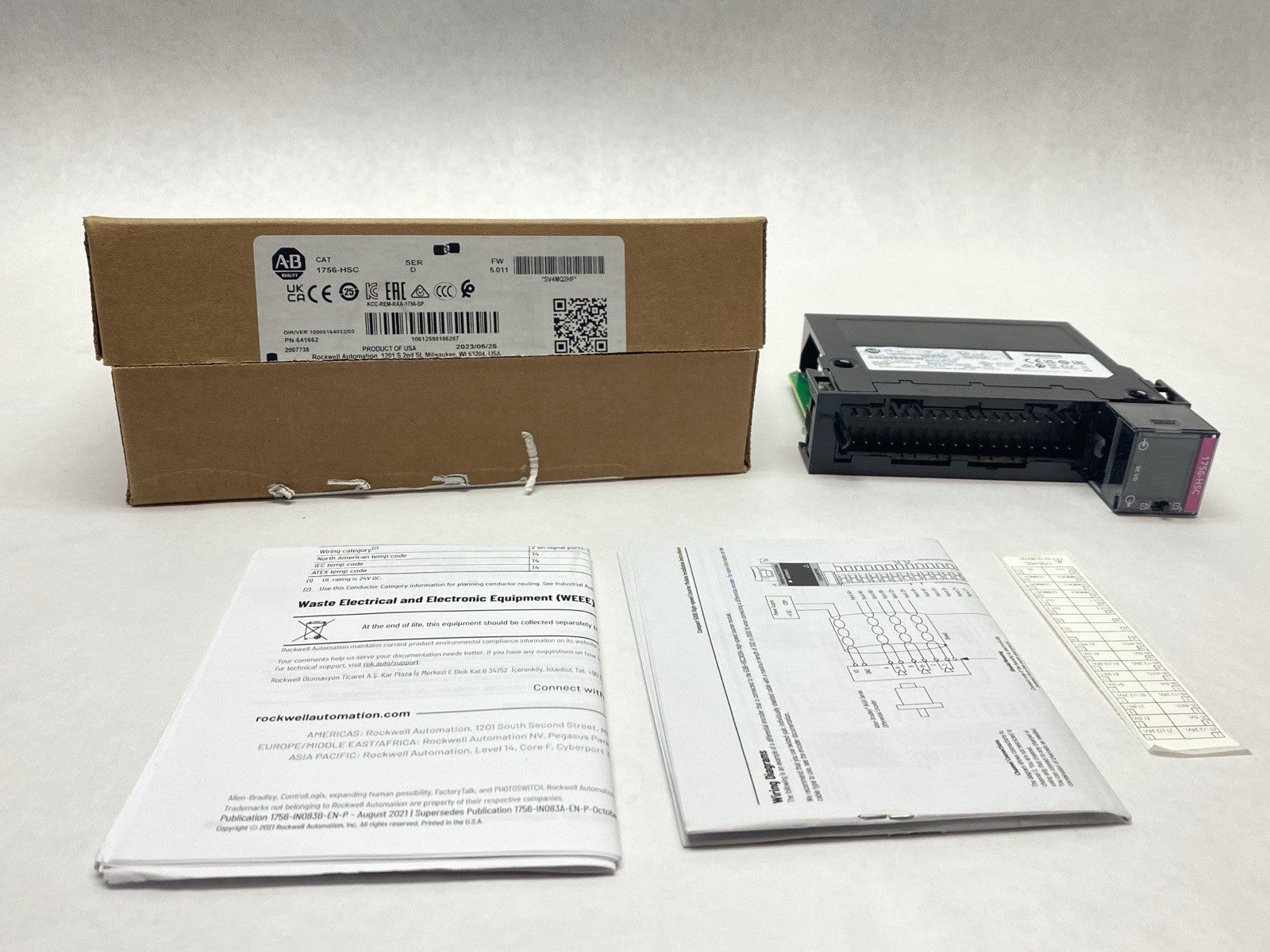 1756-HSC | Allen Bradley Ser D ControlLogix High Speed Counter Module - New – Open box - Maverick Industrial Sales