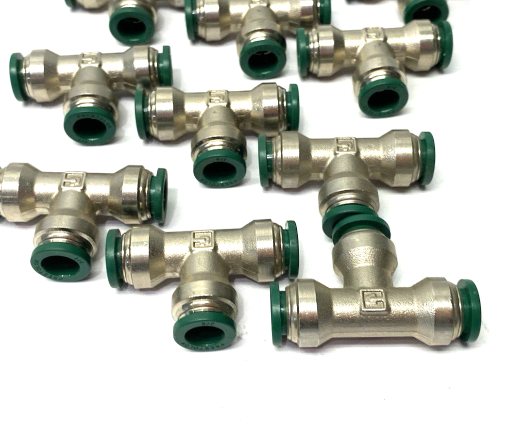 | Parker 164PLP-6 Push-to-Connect Union Tee Fitting 3/8" Tube OD LOT OF 12 - New – Open box - Maverick Industrial Sales