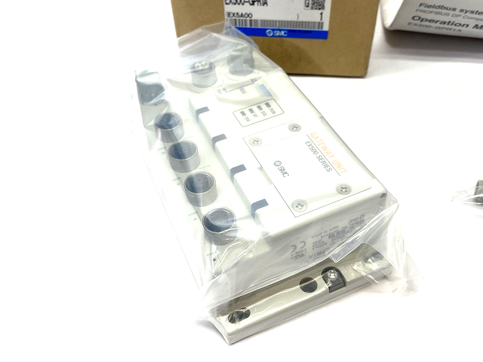 SMC EX500-GPR1A Serial Interface Unit, PROFIBUS, 64/64 - Maverick Industrial Sales