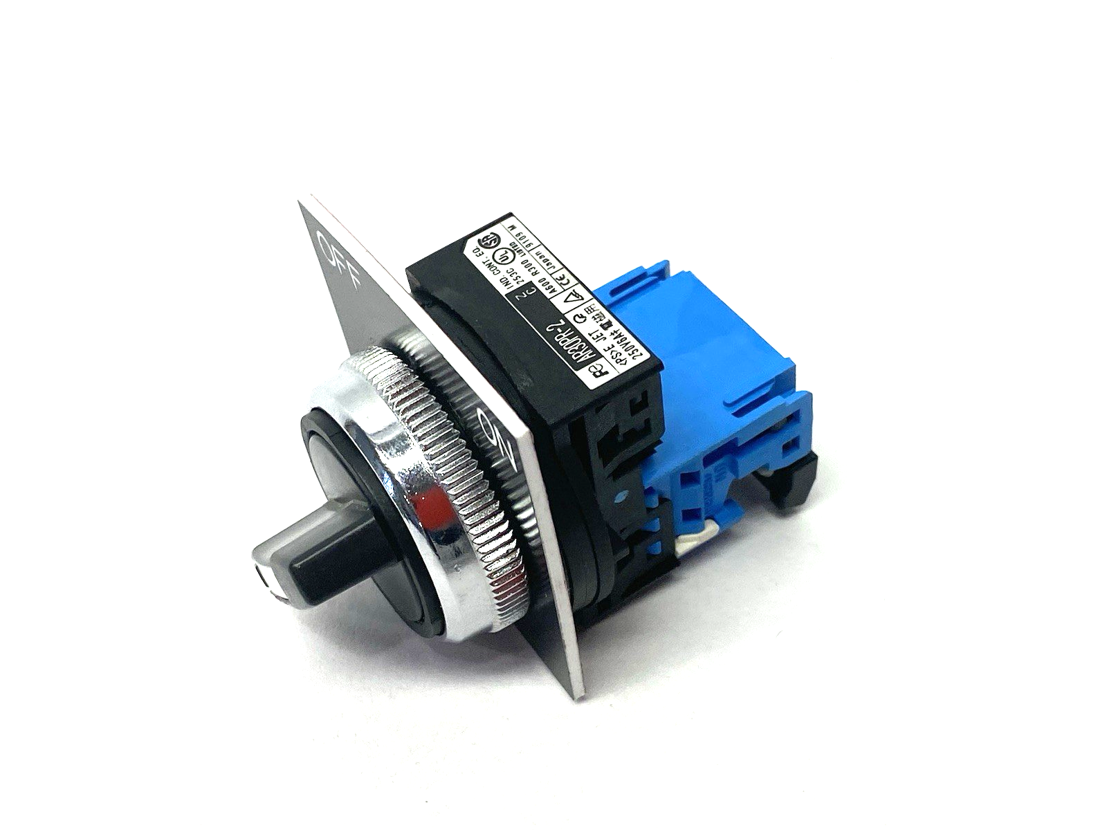 Fuji Electric AR30PR-2 2-Position Selector Switch, Maintained, Non-Illuminated - Maverick Industrial Sales