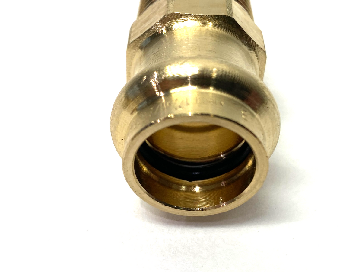 Viega 79215 ProPress Adapter, 1/2" x 1/2", Press Conn. x MPT, Bronze, LOT OF 12 - Maverick Industrial Sales