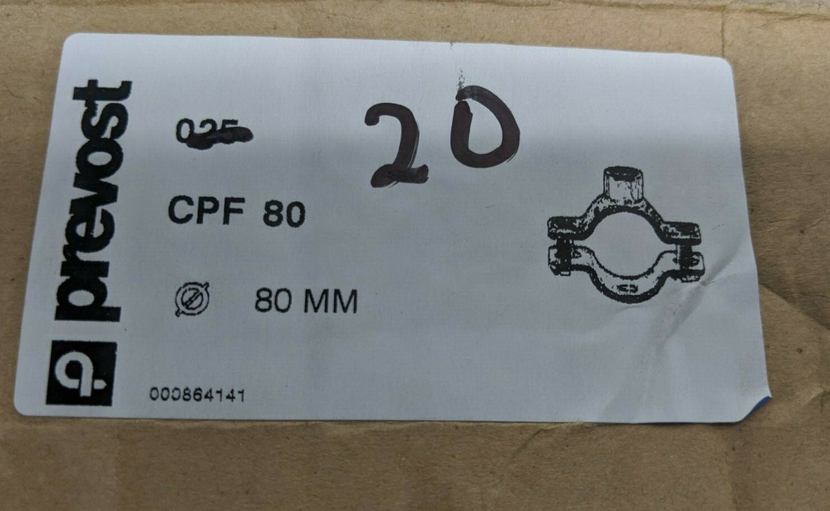 CPF 80 | Prevost Threaded Hanger ALR System for 80mm OD Tube PKG OF 20 - New – Open box - Maverick Industrial Sales