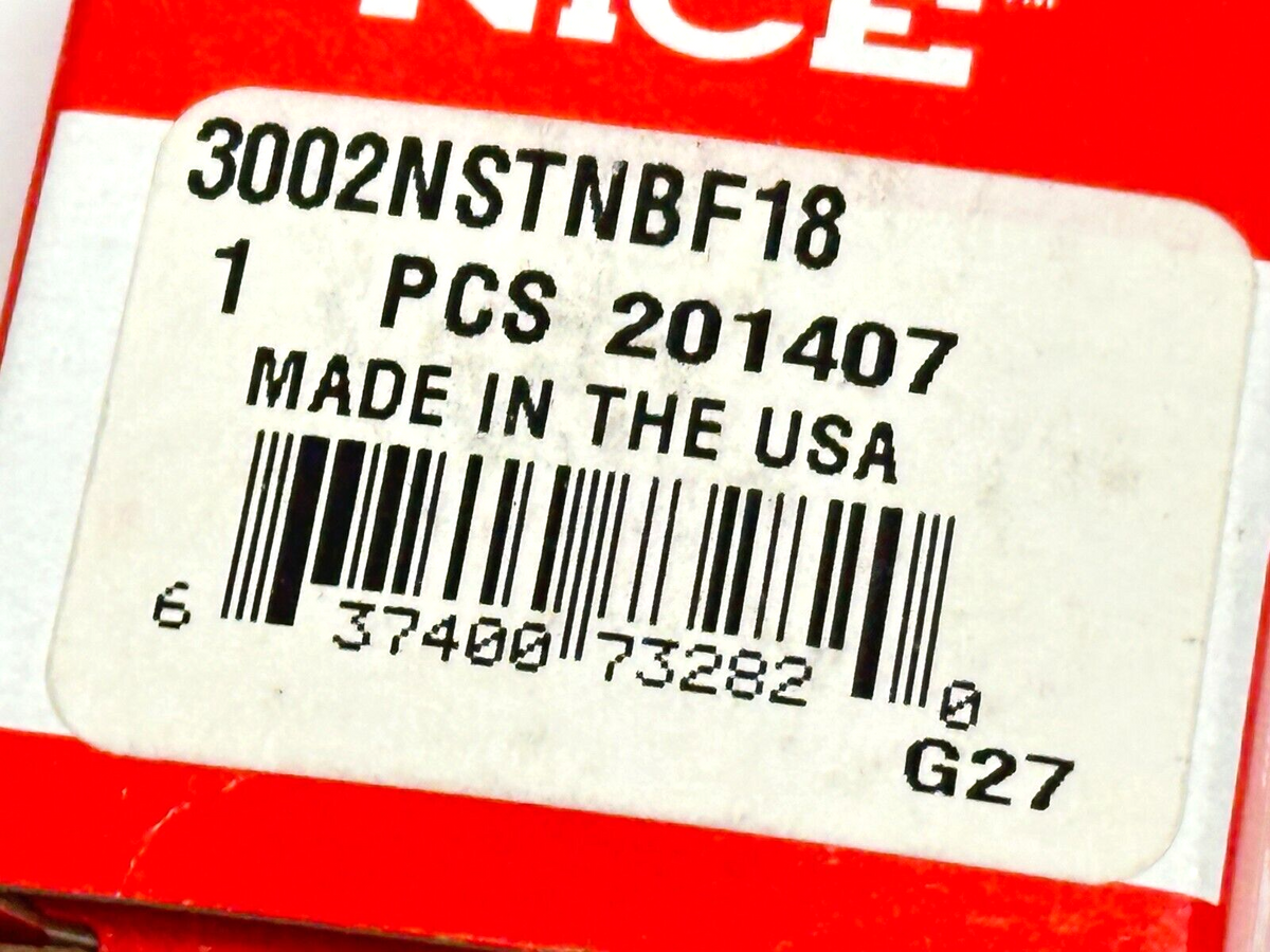 Nice 3002NSTNBF18 Ball Bearing 201407 - Maverick Industrial Sales
