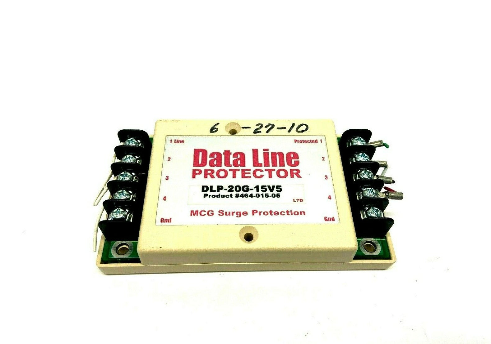 MCG Surge Protection 464-015-05 Data Line Protector DLP-20G-15V5 - For parts or not working - Maverick Industrial Sales