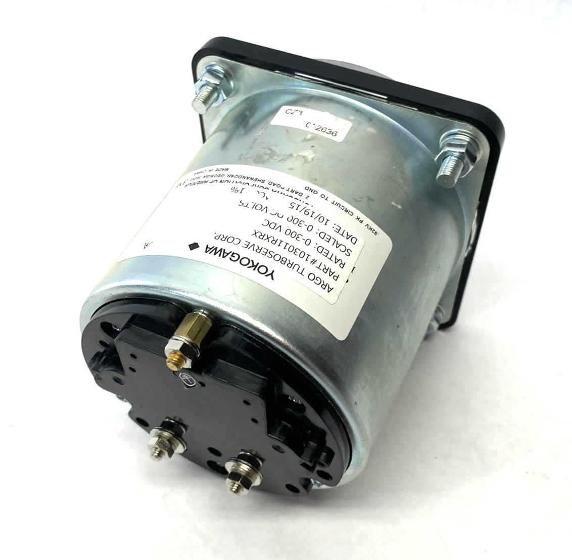 Yokogawa 103011RXRX Panel Meter 0-300VDC NEEDS NEW FRONT PLASTIC SHIELD/FACE - Maverick Industrial Sales