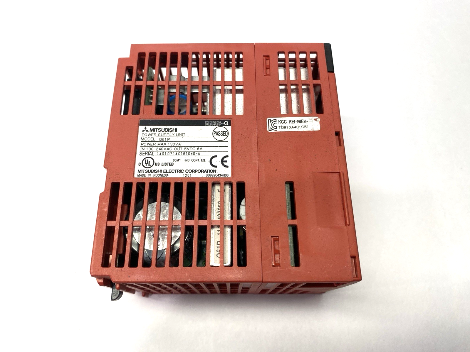 Q61P | Mitsubishi Power Supply Unit 100-240VAC In 5VDC 6A Out - Used - Maverick Industrial Sales
