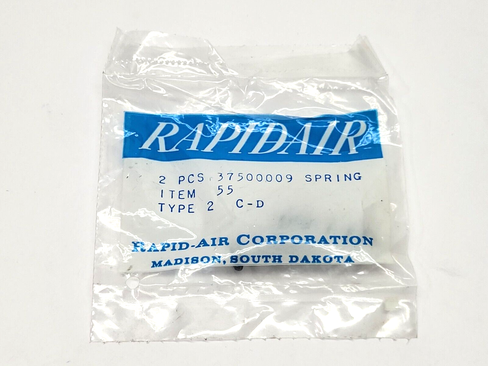 Rapid Air 37500009 Spring Type 2 C-D LOT OF 2 - Maverick Industrial Sales