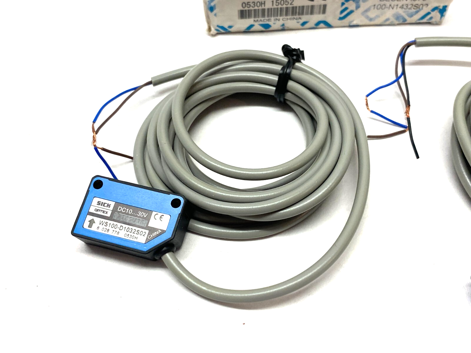 Sick WS/WE100-N1432S02 Through-Beam Photoelectric Sensor Set NPN 15m 6028690 - Maverick Industrial Sales