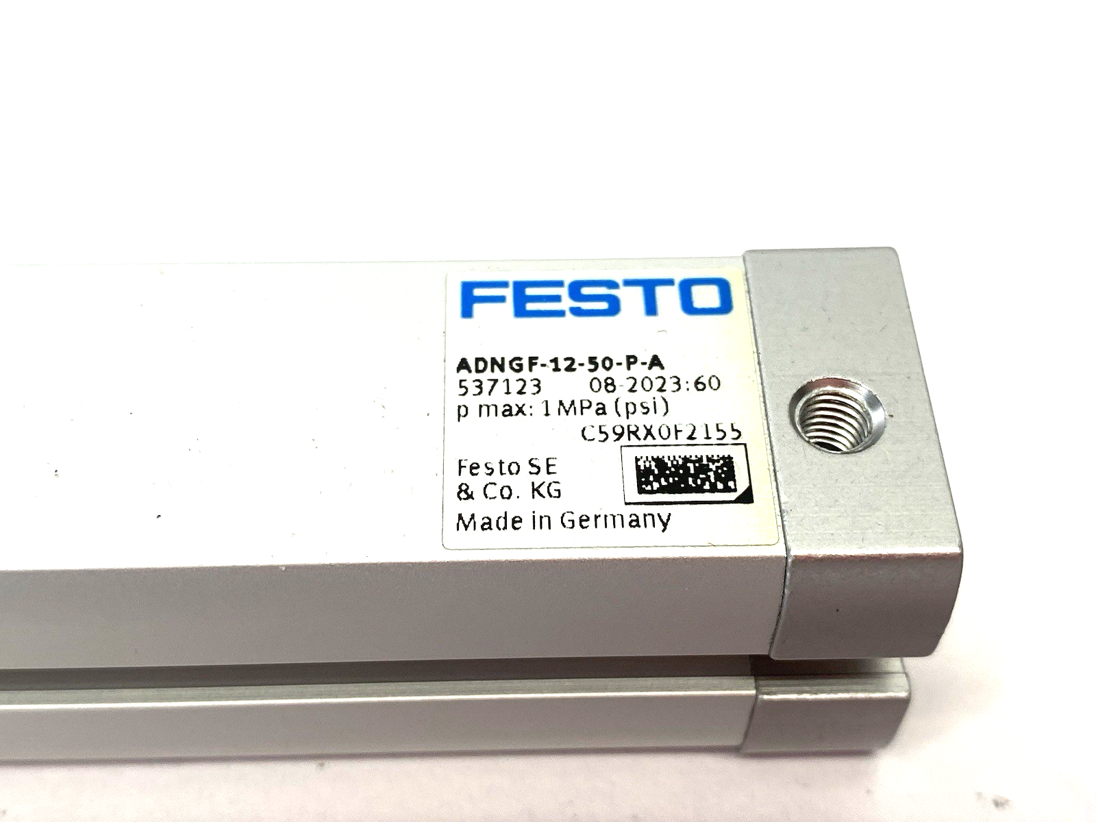 Festo ADNGF-12-50-P-A Compact Pneumatic Cylinder 12mm Bore 50mm Stroke 537123 - Maverick Industrial Sales
