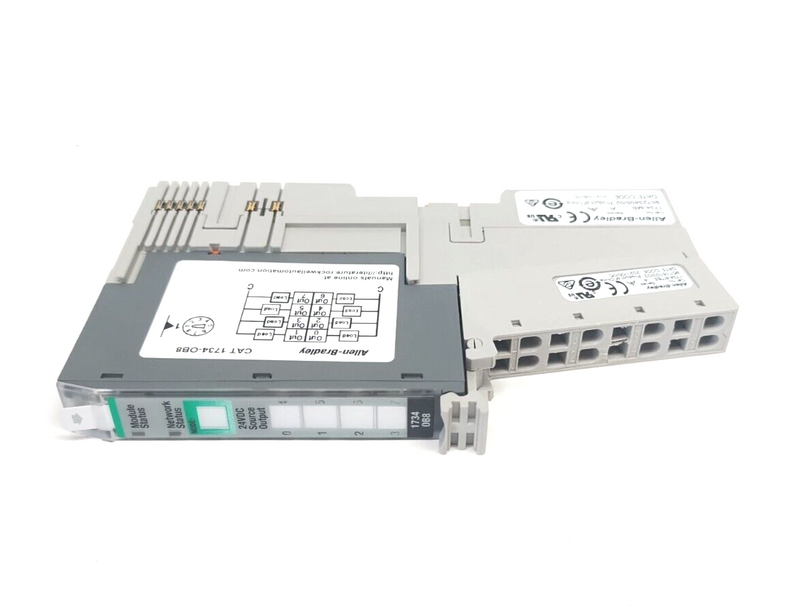 Allen Bradley 1734-OB8 Ser. C POINT I/O 8 Point Digital Output Module w/ Base - Maverick Industrial Sales