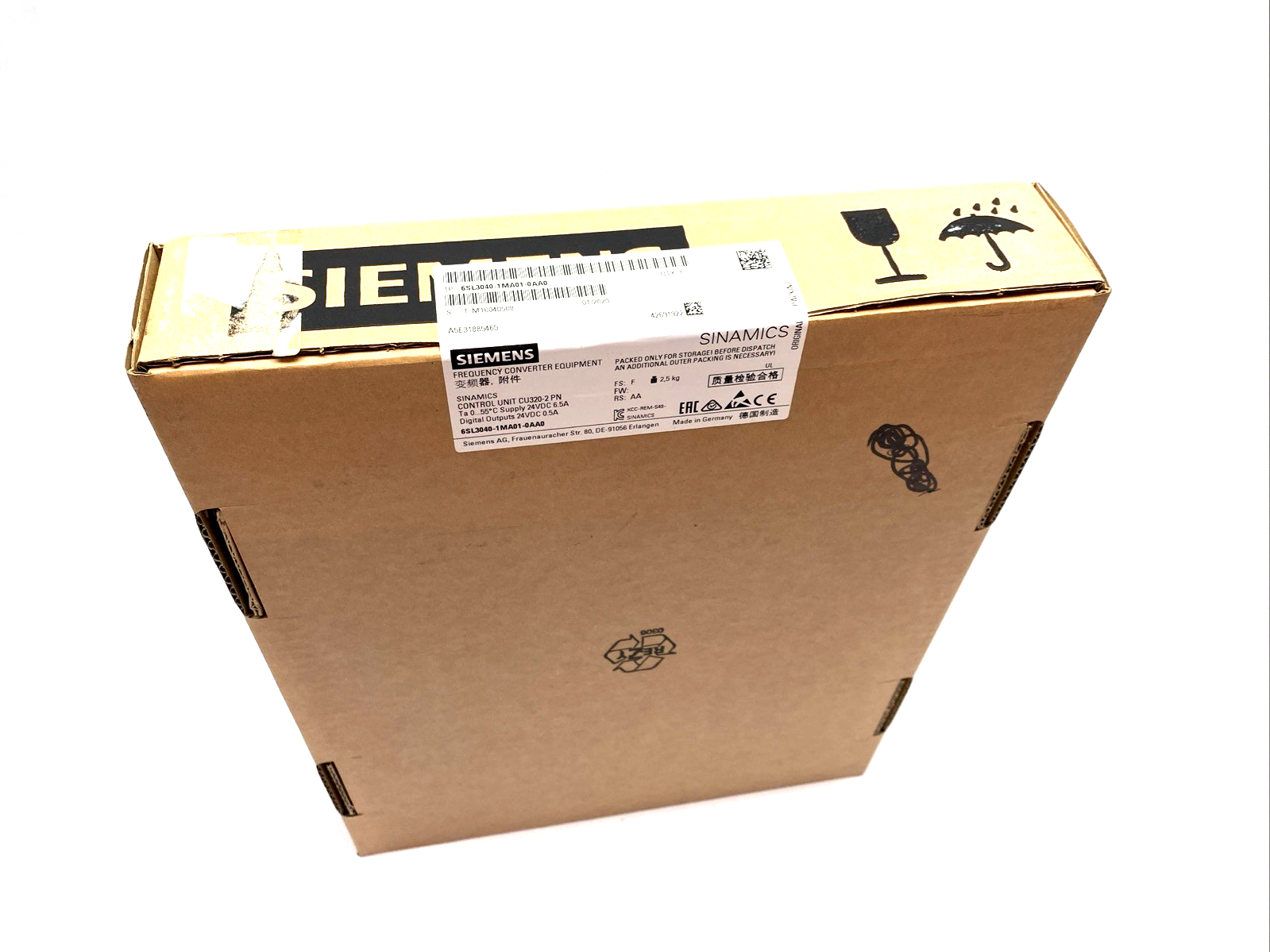 Siemens 6SL3040-1MA01-0AA0 SINAMICS Control Unit CU320-2 - Maverick Industrial Sales