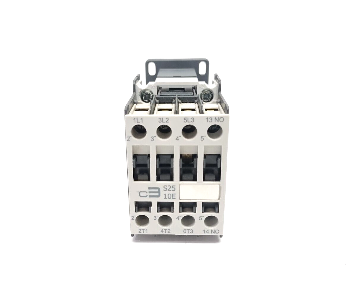 C3 Controls 300-S25N30ZC10 Contactor 3P 25A 24VDC CHIPPED PLASTIC - Maverick Industrial Sales