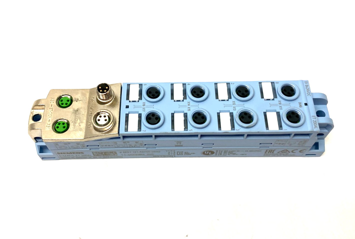 Siemens 6ES7 141-5BF00-0BA0 Simatic ET 200AL Digital Input Module 8x 24VDC - New – Open box - Maverick Industrial Sales
