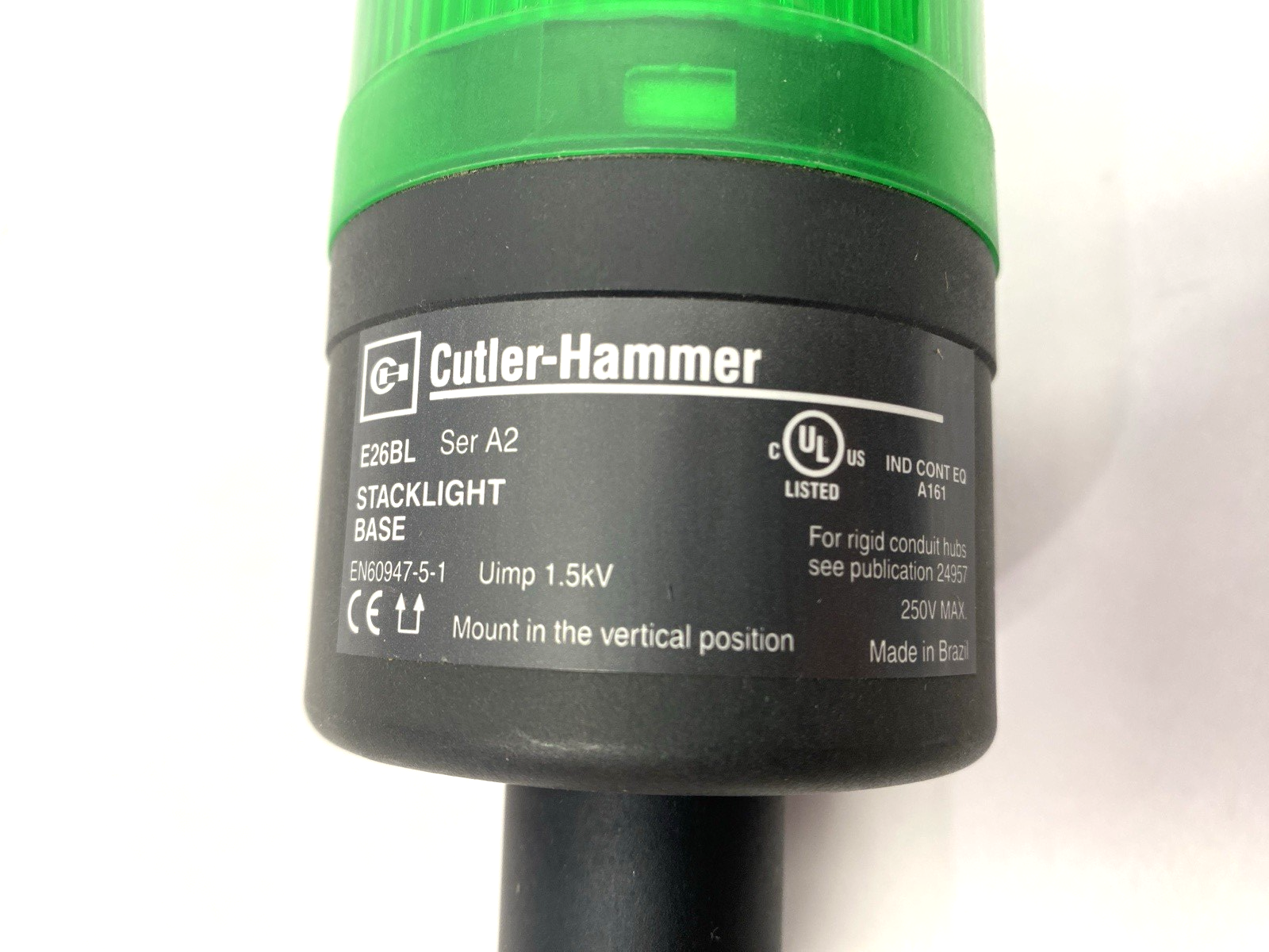 E26BL | Cutler Hammer Stack Light Base Assembly w/ E26BG, E26BB, & E26B Modules - Used - Maverick Industrial Sales