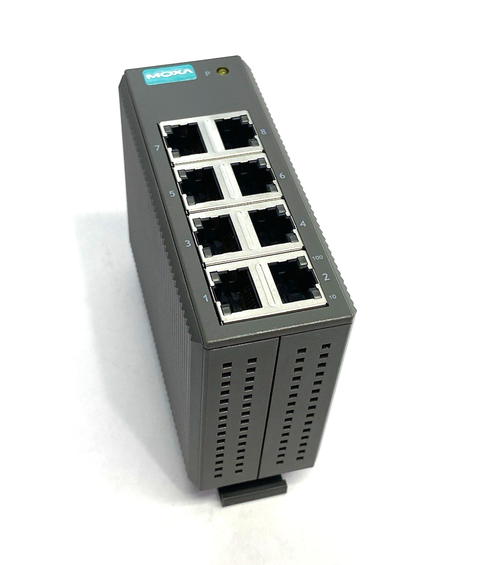 EDS-208 | Moxa Entry-Level Unmanaged Ethernet Switch 8-Port NO TERMINAL CONN. - Used - Maverick Industrial Sales