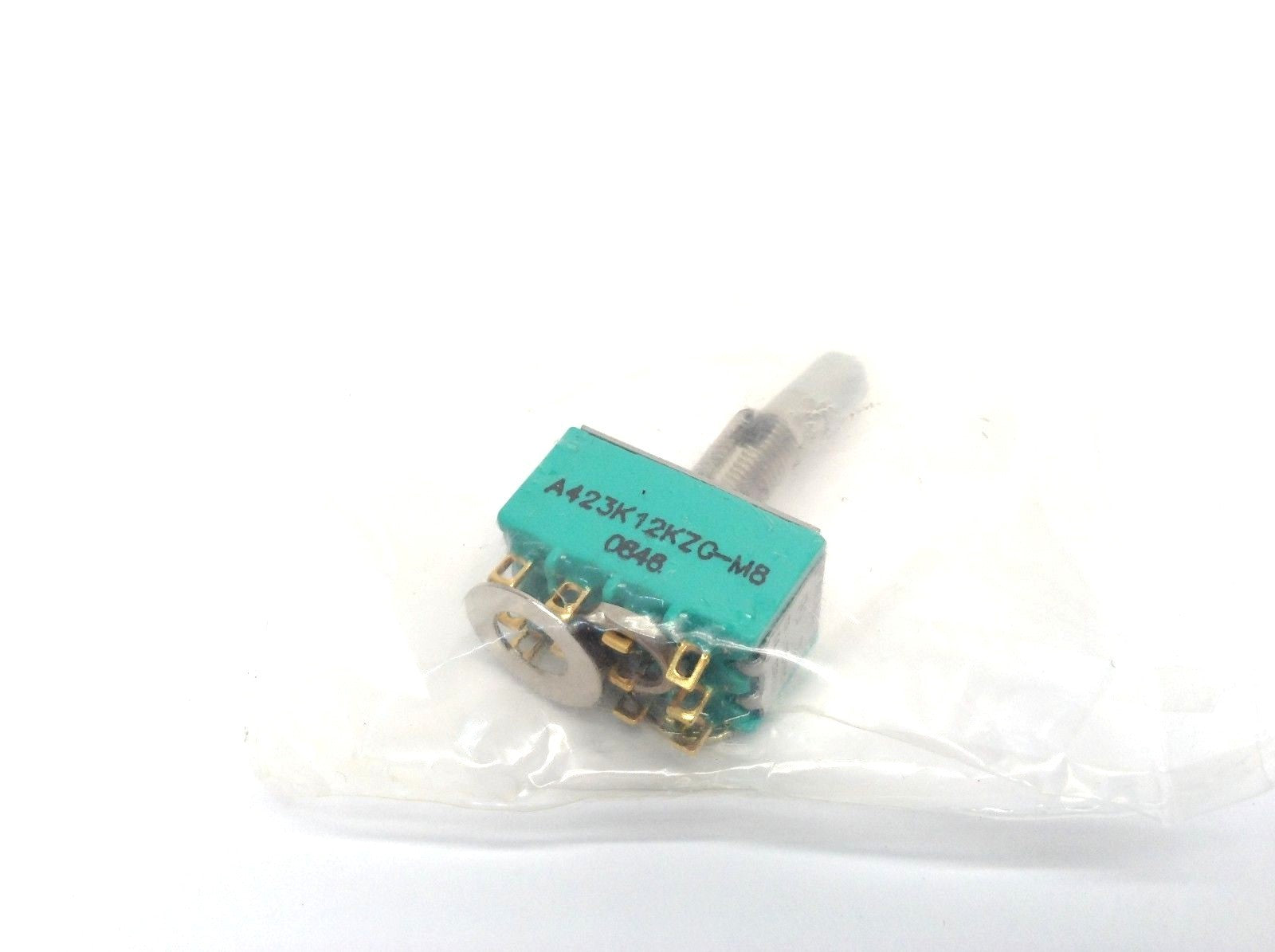A423K12KZG-M8 | ElectroSwitch Toggle Switch 4PDT 6A -125V Panel Mount 3A -250V - New – Open box - Maverick Industrial Sales