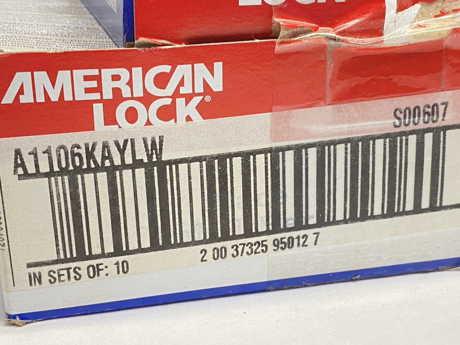 A1106KAYLW | American Lock Lockout Padlock Yellow Key S00607 LOT OF 8 - New – Open box - Maverick Industrial Sales